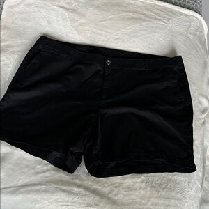 Lane Bryant Classic Black Women's Shorts NWT